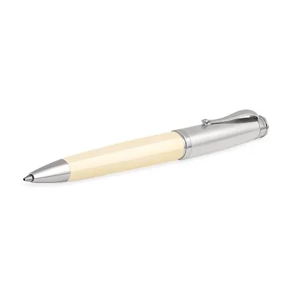 Picture Memoria Satin Ivory Ballpoint Pen Montegrappa