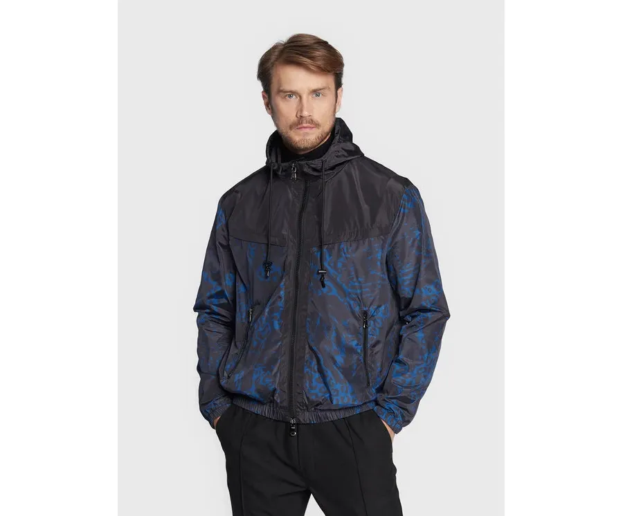 obrazek 1 J.Lindeberg Kurtka przejściowa Stewie Animal Print FMOW07326 Czarny Regular Fit
