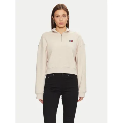 Zdjęcie Tommy Jeans Bluza DW0DW19410 Beżowy Relaxed Fit