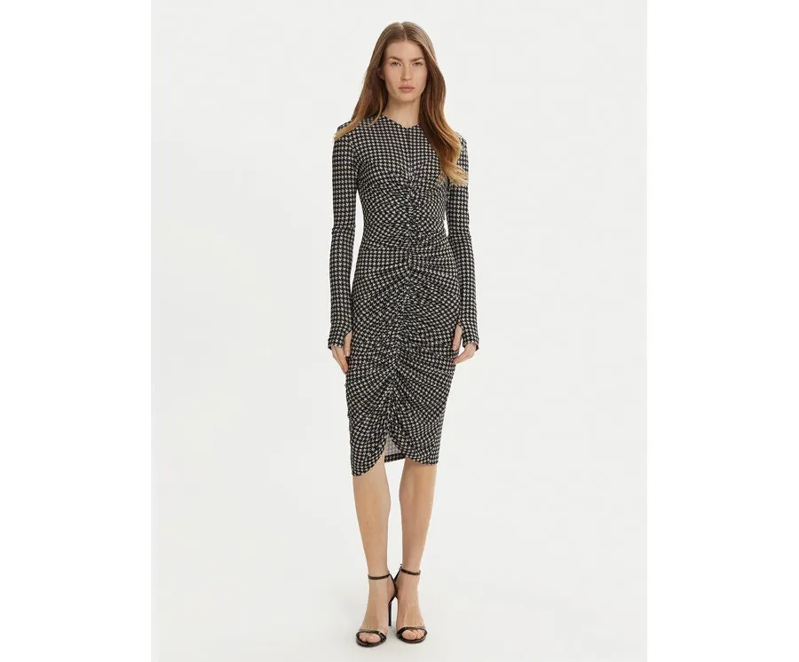 obrazek 1 NORMA KAMALI Sukienka codzienna KK3243PLD25657 Szary Slim Fit
