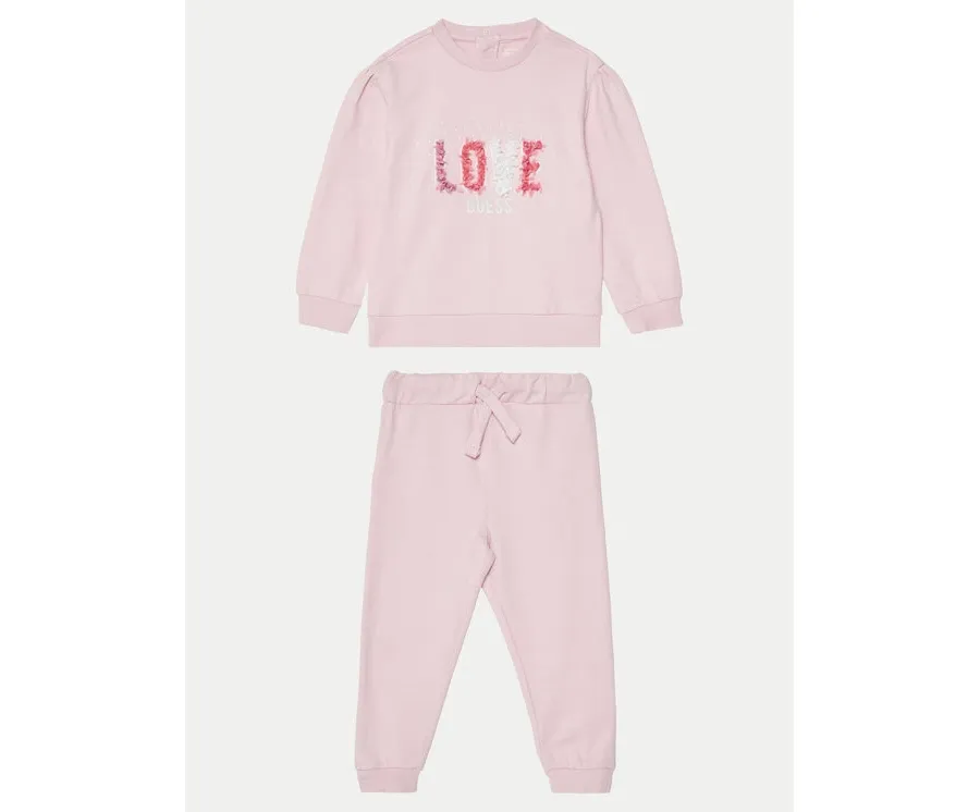 obrazek 1 Guess Dres A5RG04 KA6R4 Różowy Regular Fit