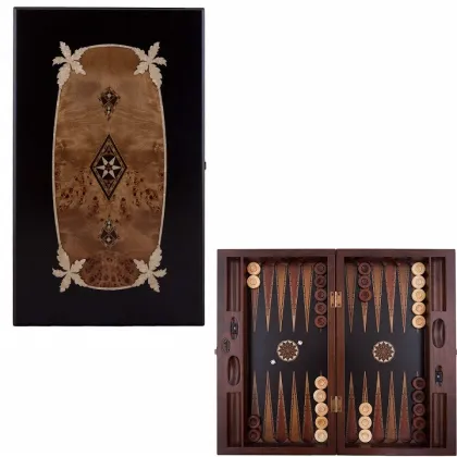 Zdjęcie Planszowy zestaw drewniany do Tryktraka - Helena Woodart