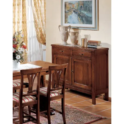 Zdjęcie Klasyczny kredens 2 drzwi, 2 szuflady z Włoch - Fratelli Mirandola