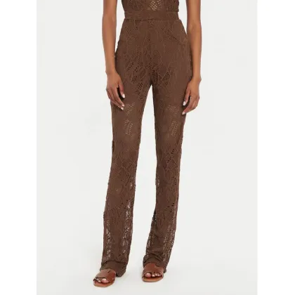 Zdjęcie Gestuz Spodnie materiałowe Hilma 10909230 Brązowy Slim Fit