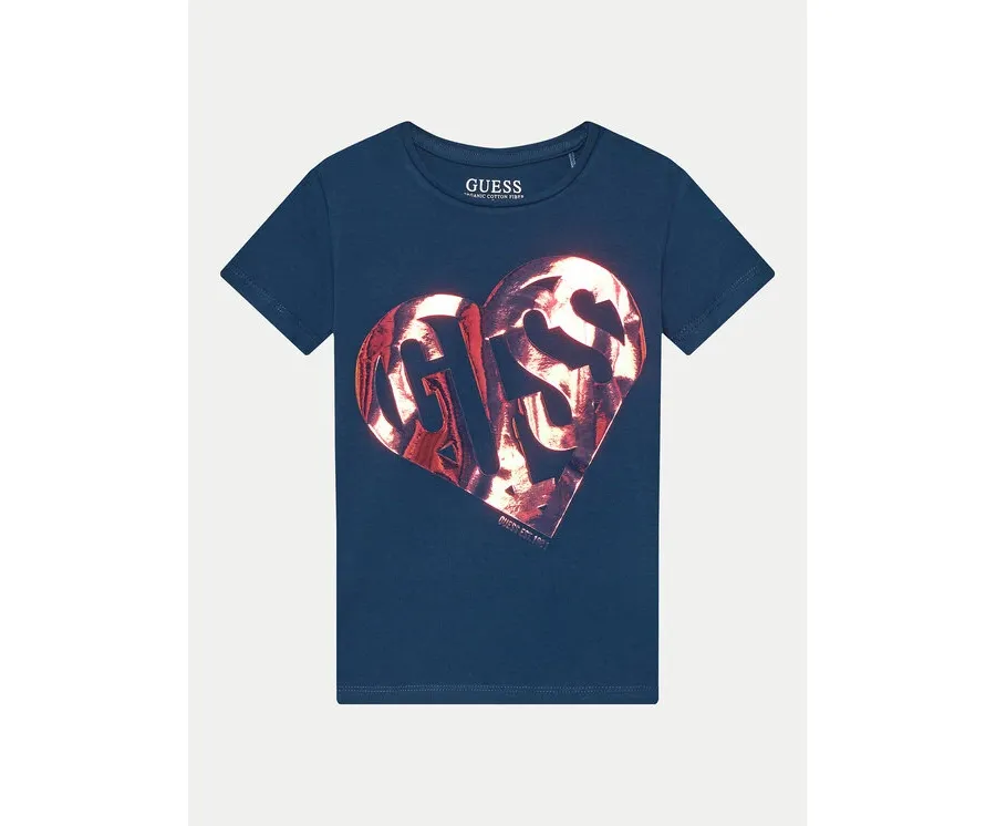 obrazek 1 Guess T-Shirt J4YI42 K6YW4 Granatowy Regular Fit