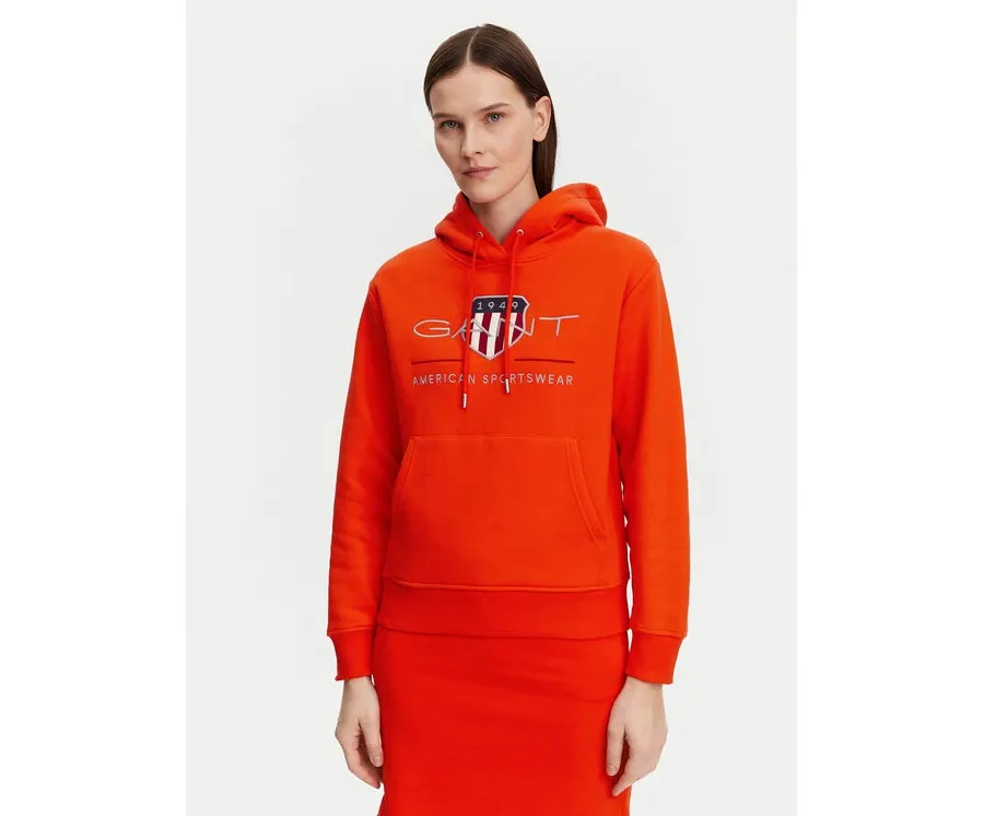 obrazek 1 Gant Bluza Archive Shield 4200276 Pomarańczowy Regular Fit