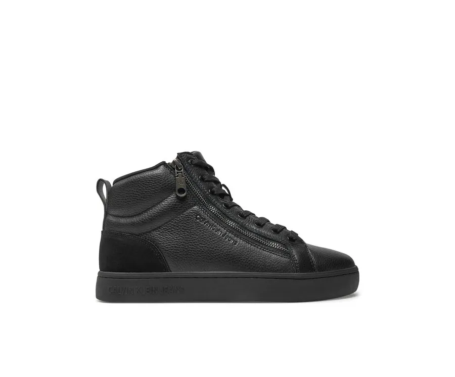 obrazek 1 Calvin Klein Jeans Sneakersy Classic Cupsole Zip Mid In YM0YM01156 Czarny