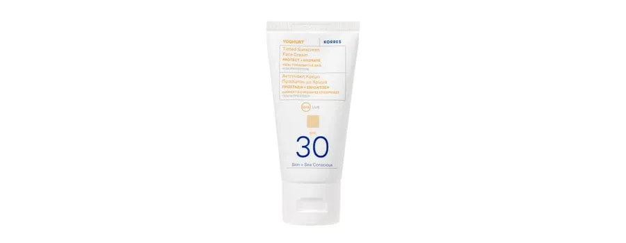 obrazek 1 KORRES YOGHURT Getönte Sonnencreme für das Gesicht SPF30 Krem do opalania 50 ml