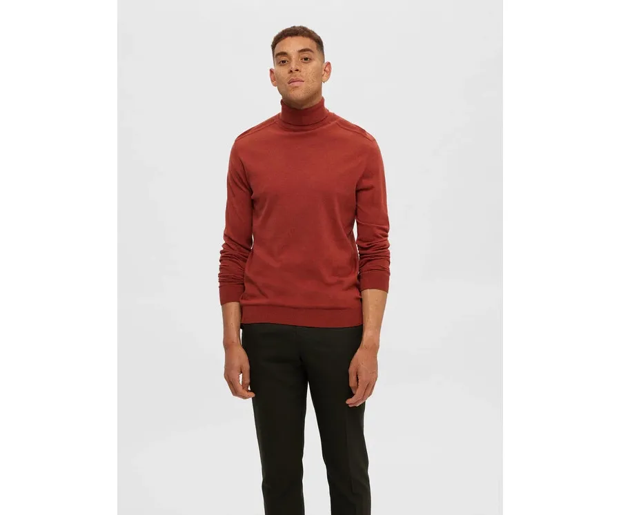 obrazek 1 Selected Homme Golf 16074684 Pomarańczowy Regular Fit