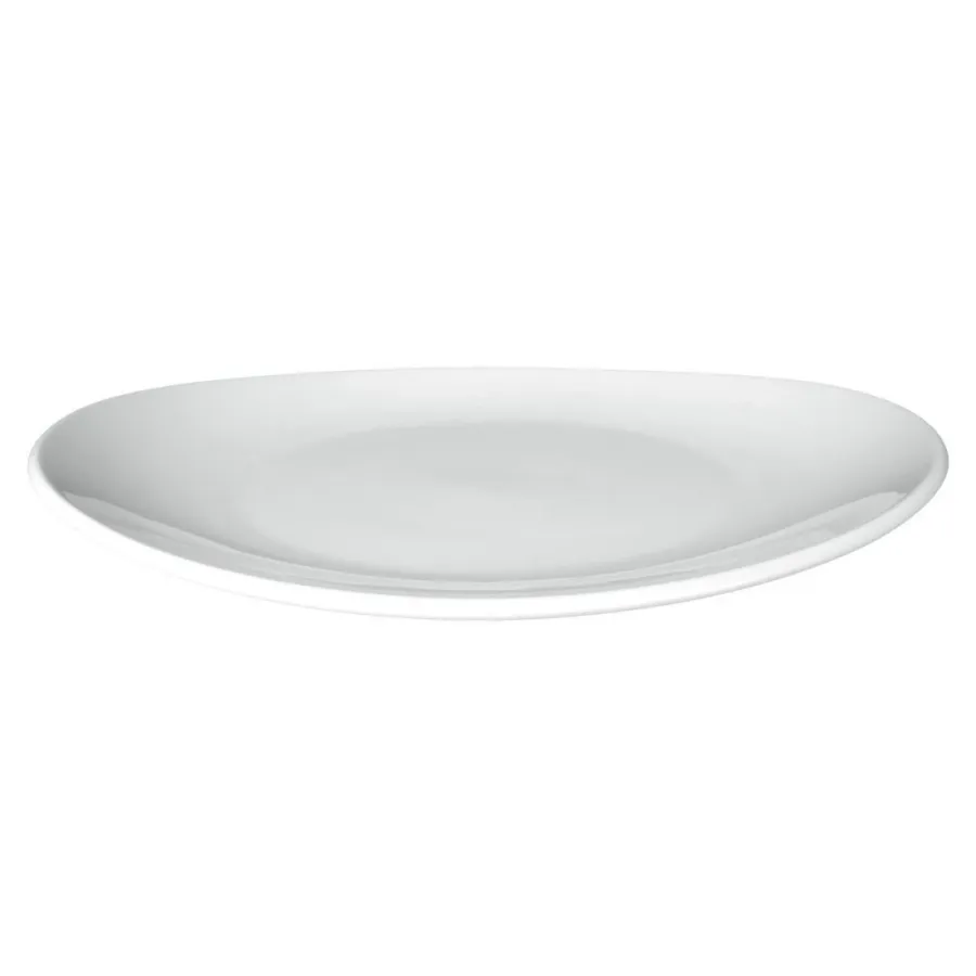 obrazek 2 Piękny porcelanowy owalny talerz obiadowy 25 cm z Niemiec - Seltmann Weiden