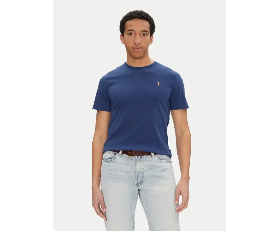 obrazek 1 Polo Ralph Lauren T-Shirt 710740727092 Granatowy Custom Slim Fit