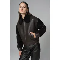 Picture Comfortable oversize jacket with fur