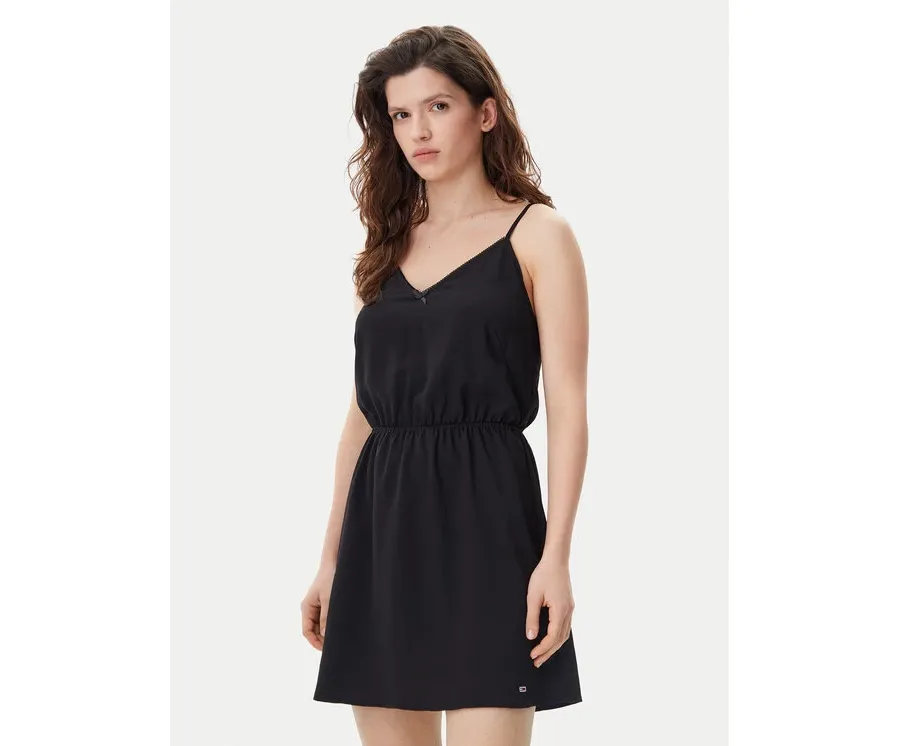 obrazek 1 Tommy Jeans Sukienka letnia Essential DW0DW20613 Czarny Regular Fit