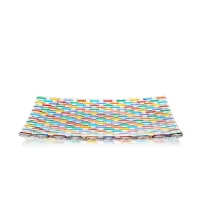 Zdjęcie Oryginalna taca Bossanova 28x28 cm z weneckiego szkła