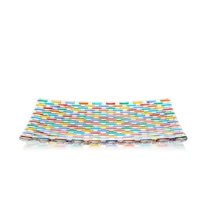 Zdjęcie Oryginalna taca Bossanova 28x28 cm z weneckiego szkła