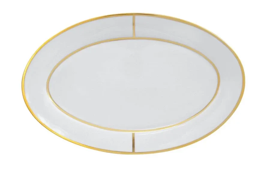 obrazek 1 Talerz owalny 31 cm Myth Brash z porcelany