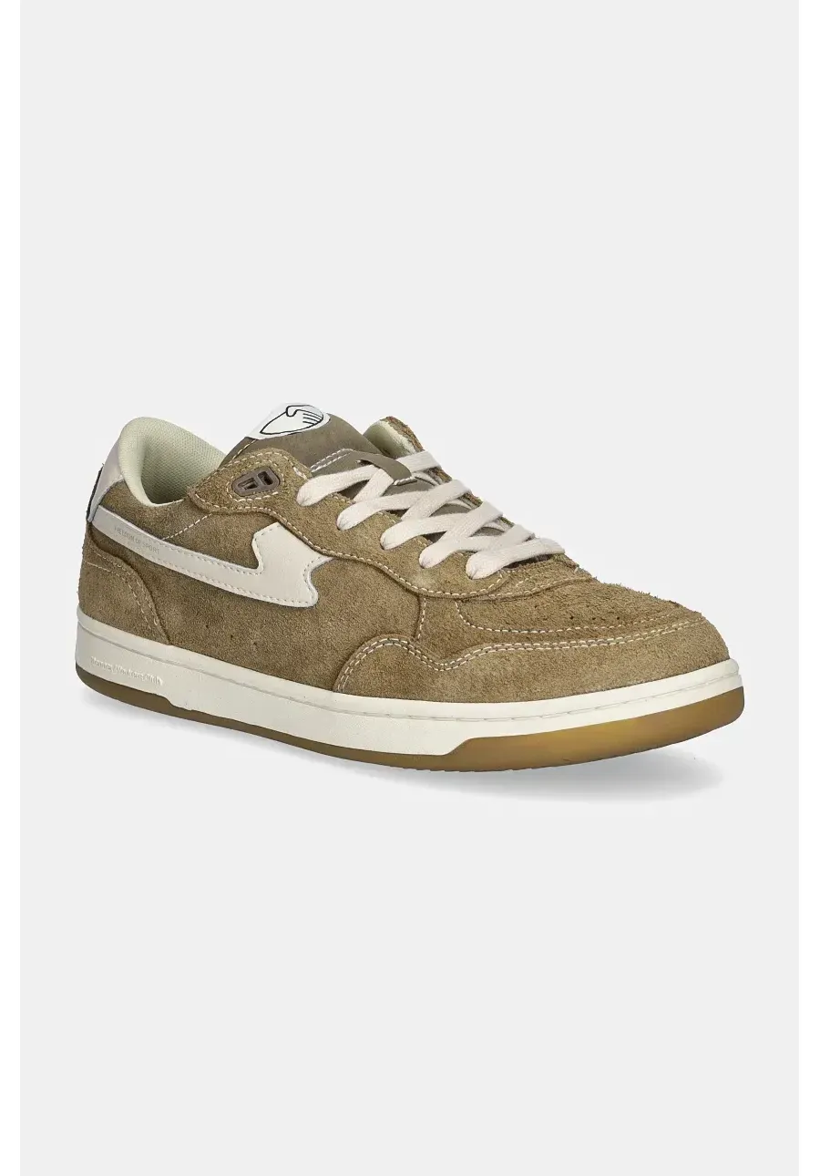 obrazek 1 Stepney Workers Club sneakersy zamszowe Pro Cup 01 S-Strike Geo-Merged kolor zielony YQ03065