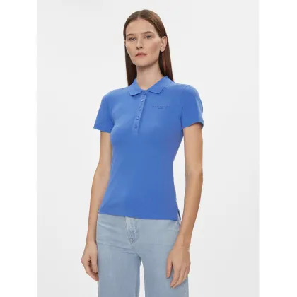 Zdjęcie Tommy Hilfiger Polo Slim Mini Corp Logo Polo Ss WW0WW41032 Granatowy Slim Fit