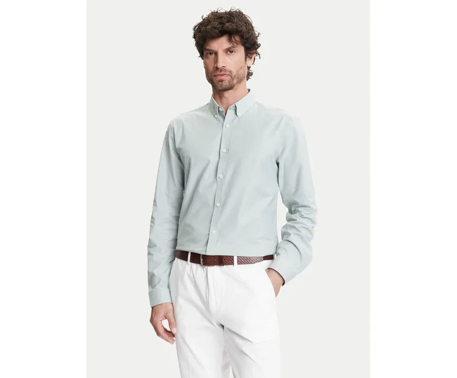 obrazek 1 Lindbergh Koszula 30-203174 Zielony Slim Fit
