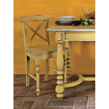 Zdjęcie Prowansalskie drewniane krzesło - Interiors Italia