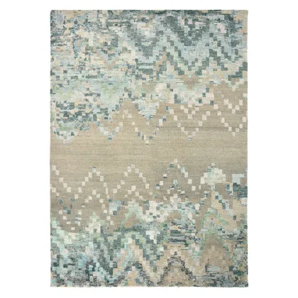 Picture Luxurious blue-beige modern carpet - YETI ANAPURNA 51904