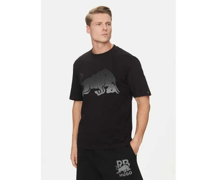 obrazek 1 HUGO T-Shirt Dricard_RB 50542775 Czarny Regular Fit