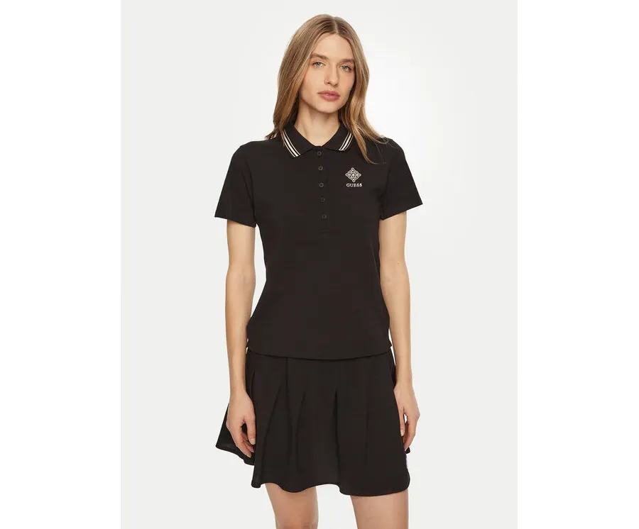 obrazek 1 Guess Polo V5RP02 KCOK1 Granatowy Regular Fit