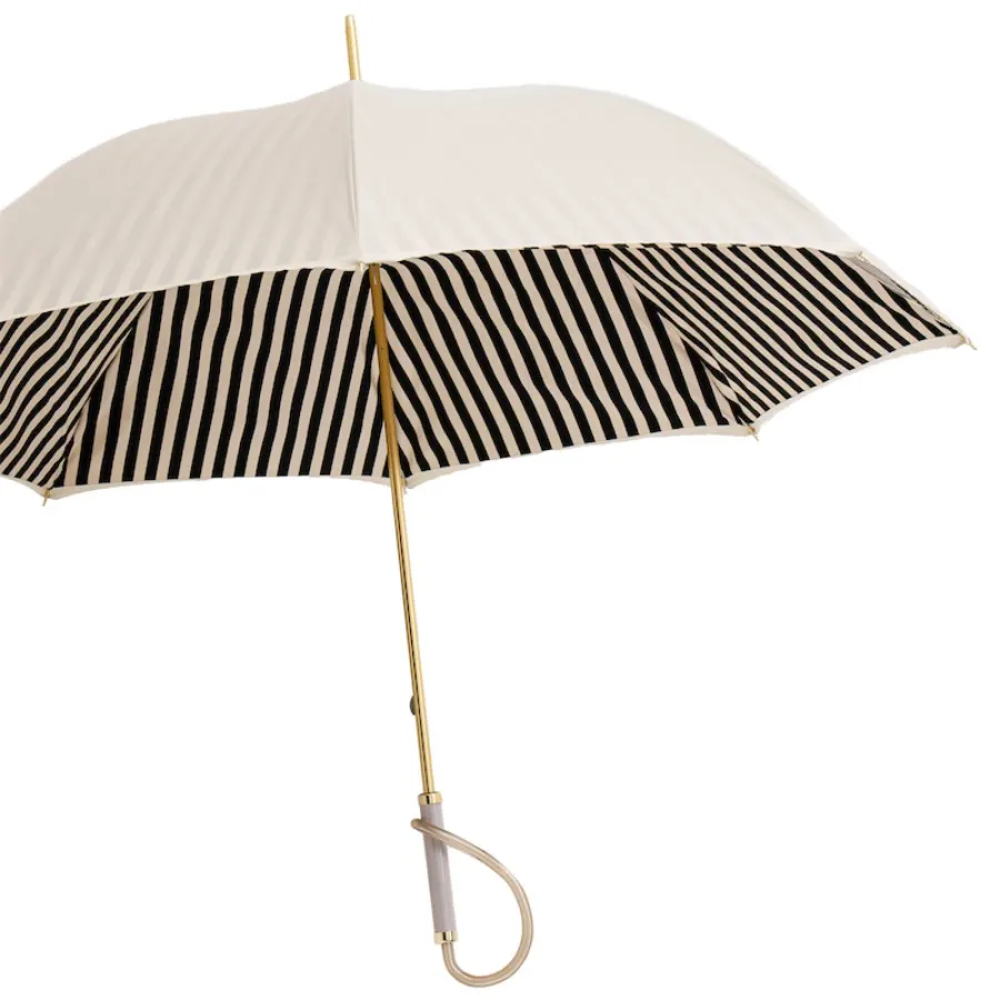 obrazek 9 Stylowy parasol damski w kolorze kości słoniowej - Pasotti