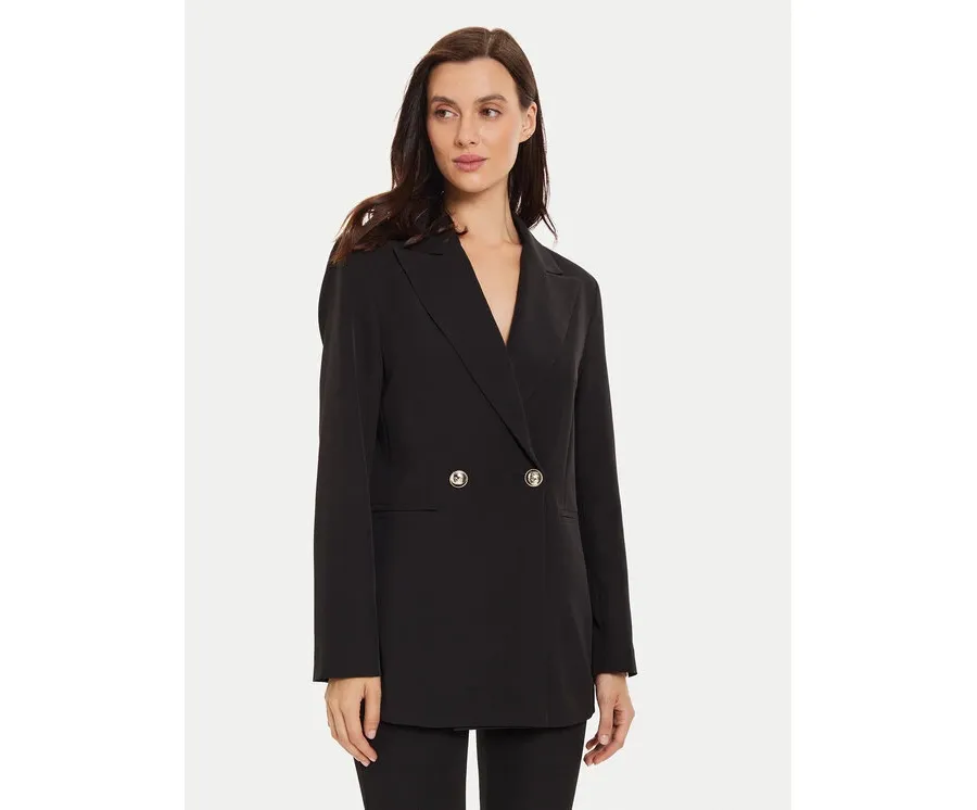 obrazek 1 Maryley Marynarka 24IB112/43NE Czarny Regular Fit