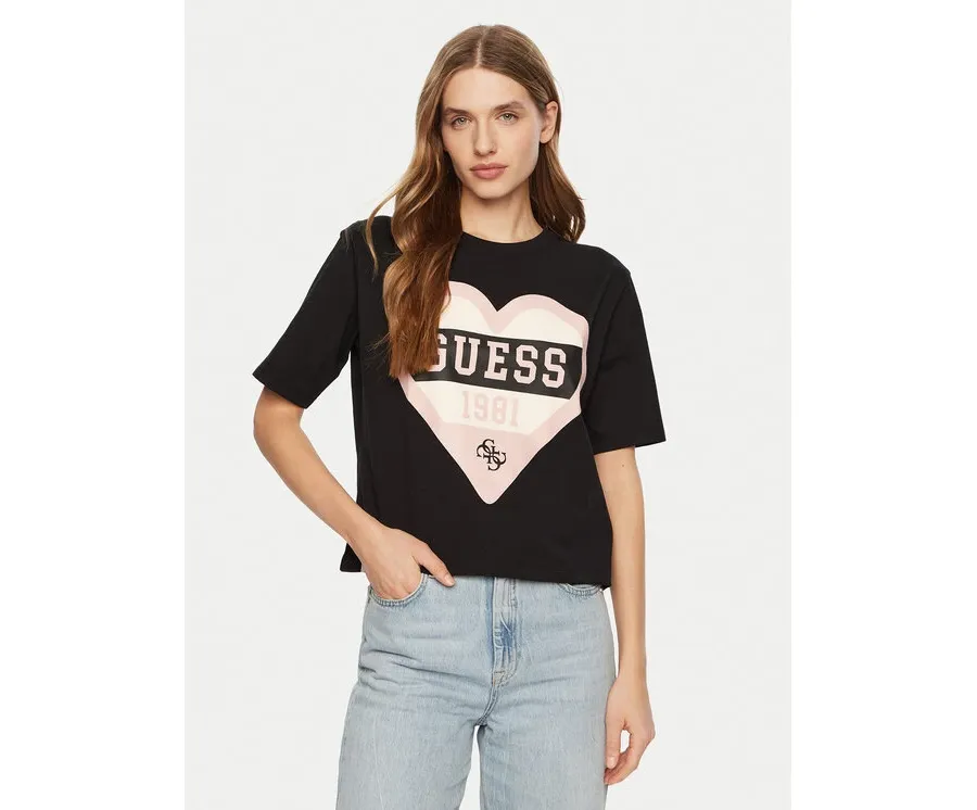 obrazek 1 Guess T-Shirt V5RI01 I3Z14 Czarny Regular Fit