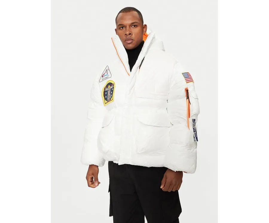 obrazek 1 Alpha Industries Kurtka zimowa 148136 Biały Loose Fit