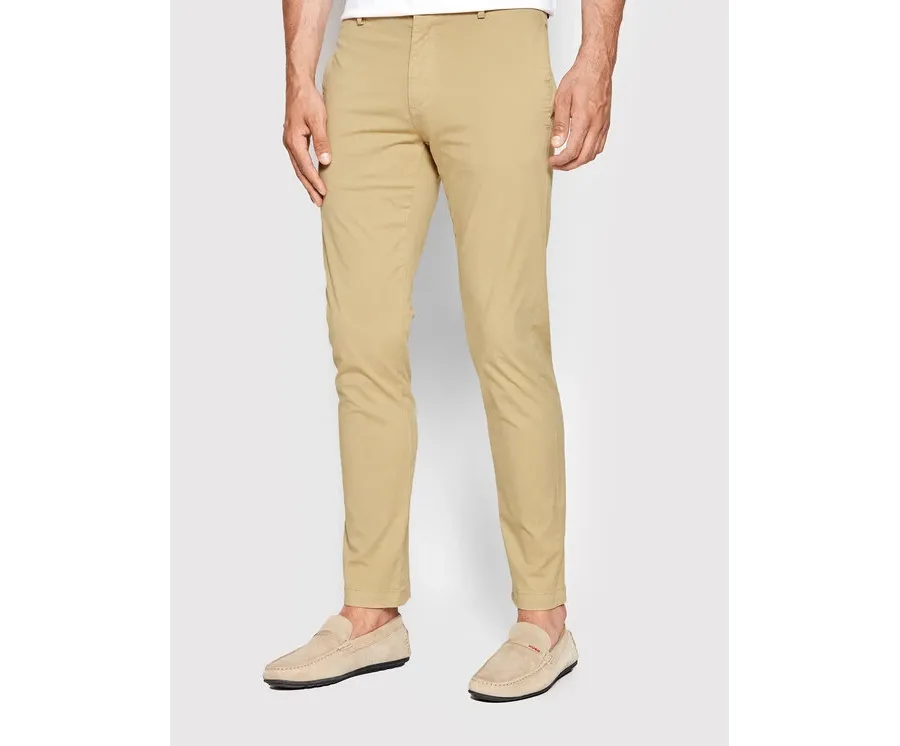 obrazek 1 Hugo Chinosy David222D 50468314 Beżowy Slim Fit HUGO