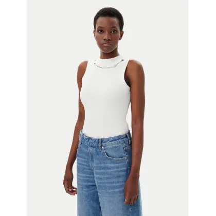 Zdjęcie HUGO Top Delanive 50534050 Biały Slim Fit