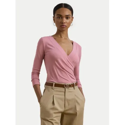 Zdjęcie LAUREN RALPH LAUREN Bluzka 200824366027 Różowy Slim Fit