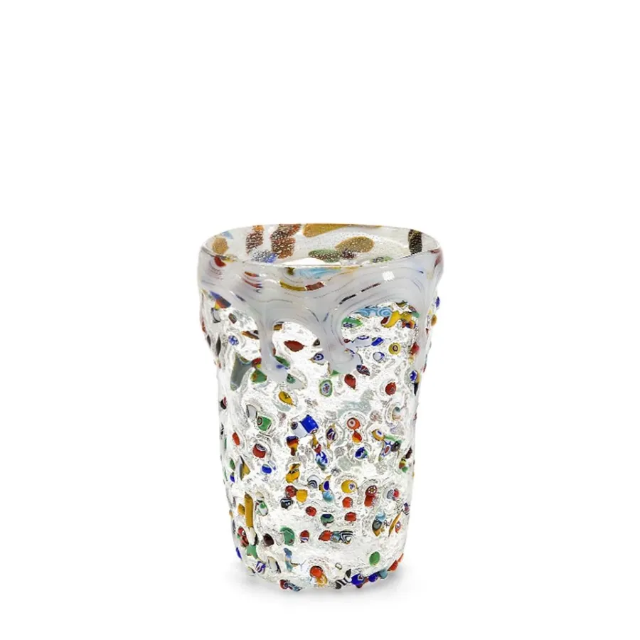 obrazek 1 Wenecki komplet 6 szklanek ze szkła murano (12 cm)
