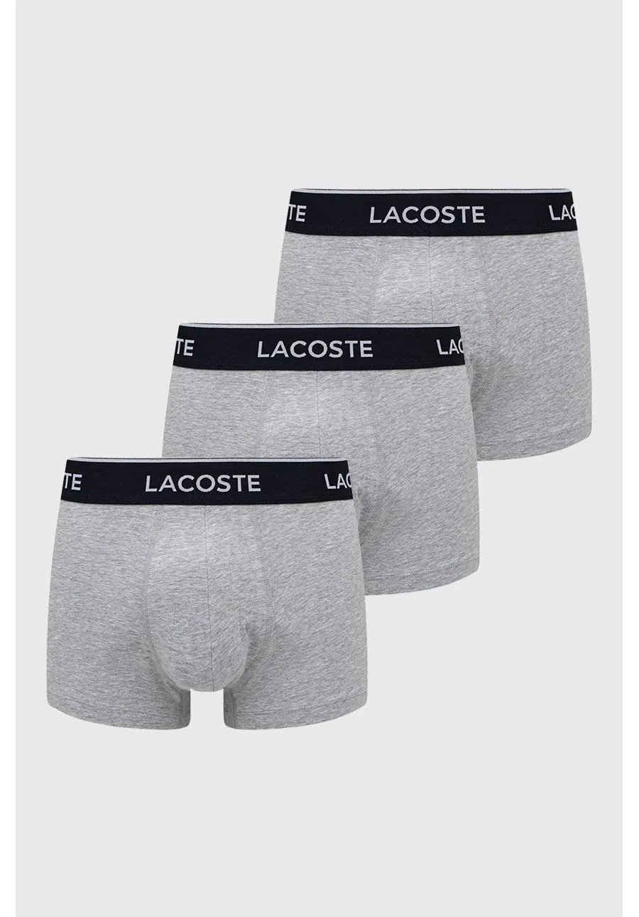 obrazek 1 Lacoste bokserki (3-pack) 5H3389 męskie kolor szary 5H3389-NUA