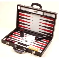 Zdjęcie Ciemnobrązowy komplet do rozgrywki w Backgammon