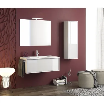 Picture A modern furniture set for a small bathroom - Proteo Arredo Bagno