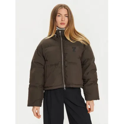 Zdjęcie AMI PARIS Kurtka zimowa FJK413.PA0009 Brązowy Regular Fit