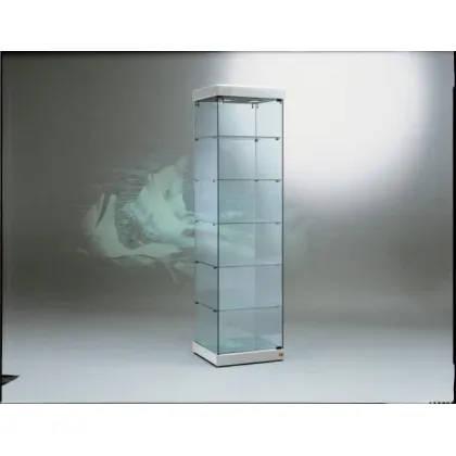 Picture Stylish glass showcase made of tempered glass