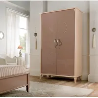 Picture Original Italian 2-door wardrobe complete with shelf and rail - Zanini