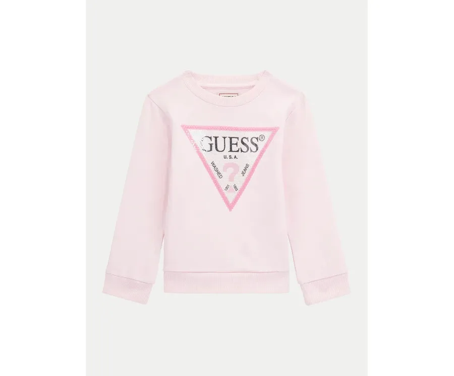 obrazek 1 Guess Bluza K4YQ10 KA6R3 Różowy Regular Fit