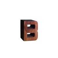 Picture Original table - letter B / Suar stool for the garden and terrace
