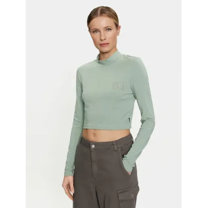 Zdjęcie Vans Bluzka Mini Mock Neck Ls VN0007EZ Zielony Slim Fit