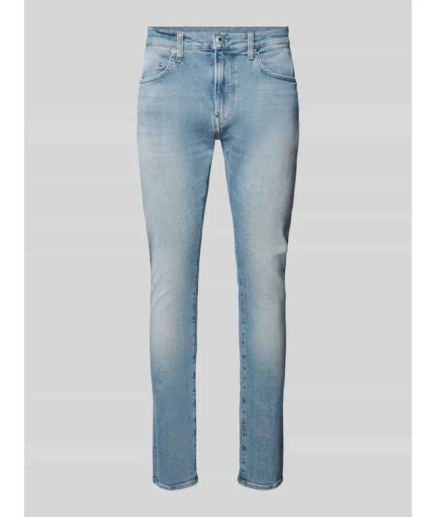 obrazek 1 Jeansy o kroju skinny fit ze szlufkami na pasek model ‘Revend’