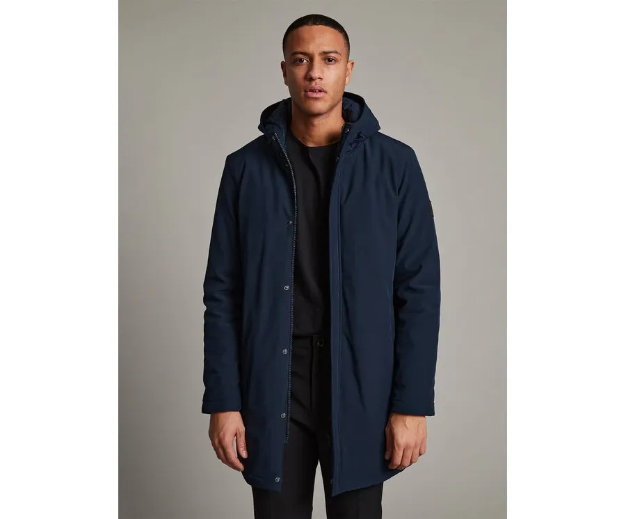 obrazek 1 Matinique Płaszcz zimowy Madeston 30205571 Granatowy Regular Fit