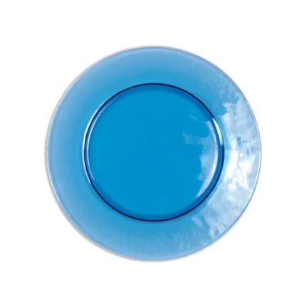 Zdjęcie Kolorowy zestaw 6 talerzy ze szkła murano