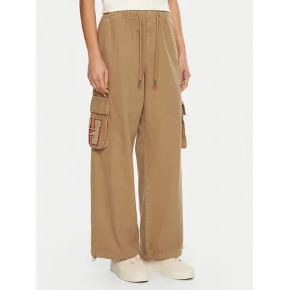 Zdjęcie Tommy Jeans Spodnie materiałowe DW0DW20531 Beżowy Relaxed Fit