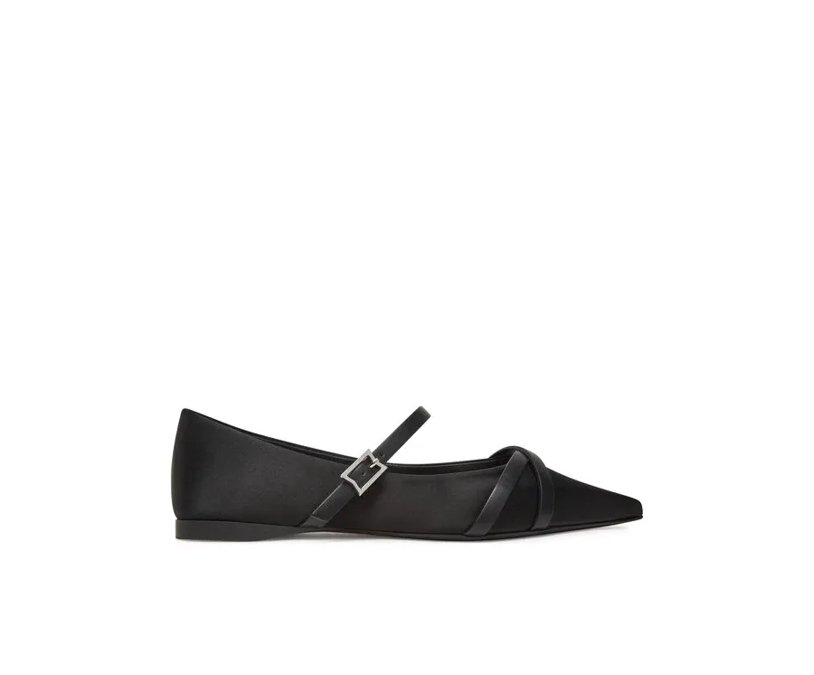 obrazek 1 Max Mara Półbuty Satinflat 2514521272600 Czarny