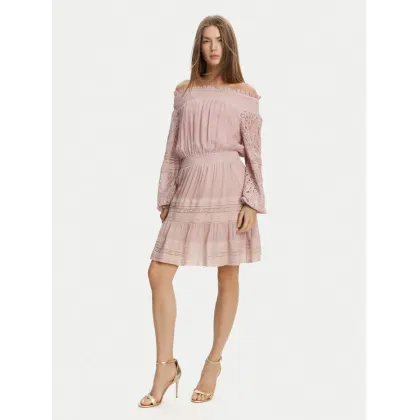 Zdjęcie Guess Sukienka koktajlowa W5GK24 WE550 Różowy Regular Fit